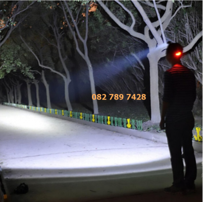 ไฟฉายคาดหัว 3 LED (ปรับได้ 4 โหมด ชาร์จไฟบ้าน+ไฟรถ+ถ่ายชาร์จในชุด)