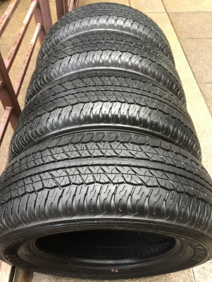ยาง Dunlop 265 60 18 ปี16 ดอกเต็ม ไม่มีปะ เนื้อนิ่มๆ ใช้ยาว ราคาไม่แพง