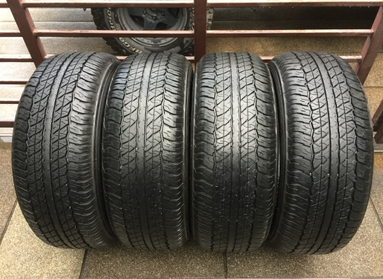 ยาง Dunlop 265 60 18 ปี16 ดอกเต็ม ไม่มีปะ เนื้อนิ่มๆ ใช้ยาว ราคาไม่แพง