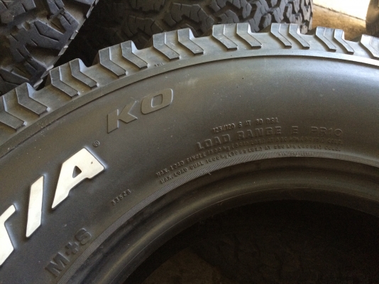 มือ2 BF Goodrich All-Terrain 265 75 16 มือ2 BF Goodrich All-Terrain 265 75 16