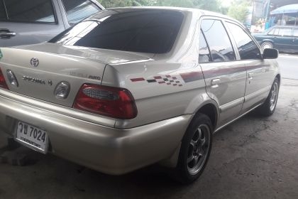 รถเก๋ง TOYOTA SOLUNA ปี 02 เกียร์AUTO ติดแก๊ส LPG หัวฉีด เครื่อง 1500 CC. ราคา 75,000 บ.รถสภาพสวย พร้อมใช้งาน รถอยู่ดอนเมือง
