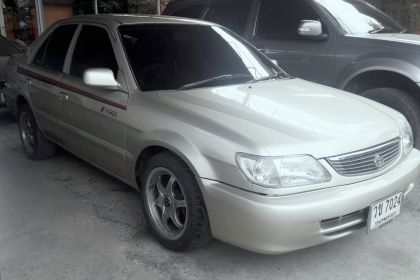 รถเก๋ง TOYOTA SOLUNA ปี 02 เกียร์AUTO ติดแก๊ส LPG หัวฉีด เครื่อง 1500 CC. ราคา 75,000 บ.รถสภาพสวย พร้อมใช้งาน รถอยู่ดอนเมือง