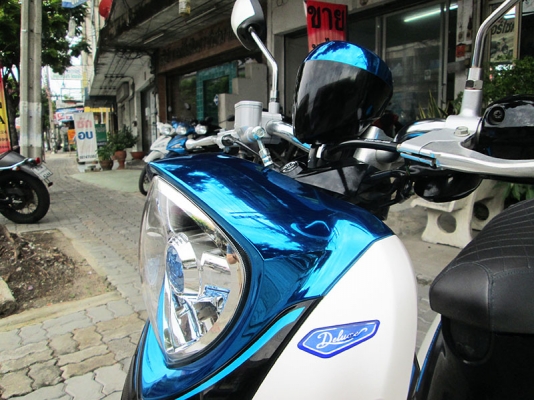 (โอนฟรี) ขาย New Fino 125I ตัว TOP ล้อแม็ก ปี 2016 ไมล์แท้ 7201 กม เครื่องยนต์หัวฉีดตัวใหม่รองรับน้ำมัน E 85