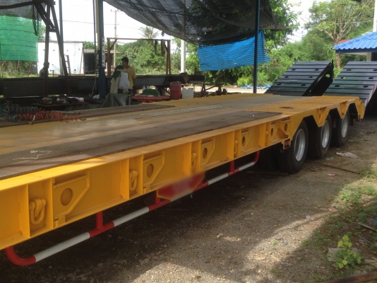 ขายหางโรเบทต่อใหม่ ยาว 12.50 เมตร กว้าง 2.55 เมตร สะพานท้ายสองพับ พร้อมใช้งาน