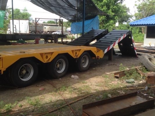 ขายหางโรเบทต่อใหม่ ยาว 12.50 เมตร กว้าง 2.55 เมตร สะพานท้ายสองพับ พร้อมใช้งาน