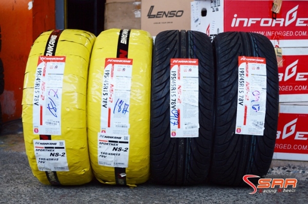 NANKANG NS-2 195/45R15 เส้นละ 2,500 บาท