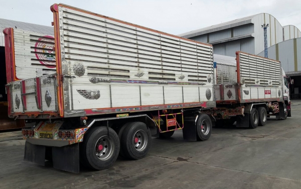 พ่วง 22 ล้อ ISUZU FXZ360 ปี 54 กระบะมิเนียม - ดั้ม อู่ธวัชชัย น้ำหนักบรรทุกได้ 30 ตัน สภาพสวย ๆ  ๆ