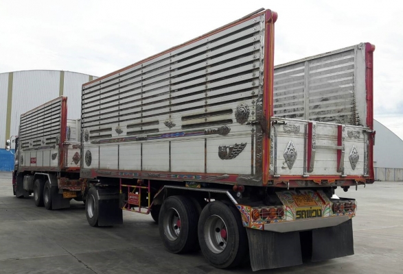 พ่วง 22 ล้อ ISUZU FXZ360 ปี 54 กระบะมิเนียม - ดั้ม อู่ธวัชชัย น้ำหนักบรรทุกได้ 30 ตัน สภาพสวย ๆ  ๆ