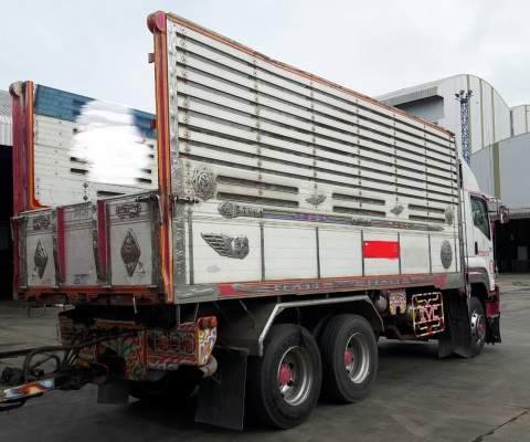 พ่วง 22 ล้อ ISUZU FXZ360 ปี 54 กระบะมิเนียม - ดั้ม อู่ธวัชชัย น้ำหนักบรรทุกได้ 30 ตัน สภาพสวย ๆ  ๆ