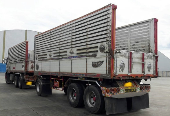พ่วง 22 ล้อ ISUZU FXZ360 ปี 54 กระบะมิเนียม - ดั้ม อู่ธวัชชัย น้ำหนักบรรทุกได้ 30 ตัน สภาพสวย ๆ  ๆ
