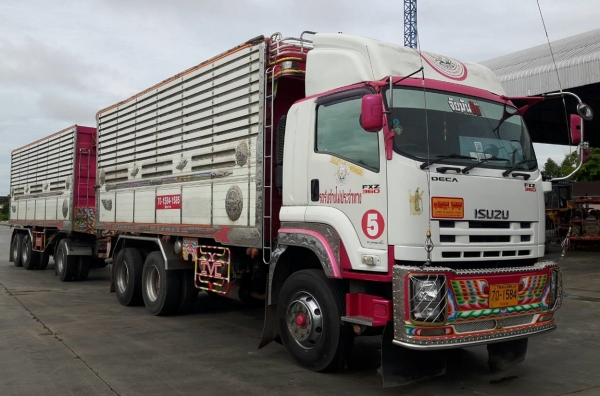 พ่วง 22 ล้อ ISUZU FXZ360 ปี 54 กระบะมิเนียม - ดั้ม อู่ธวัชชัย น้ำหนักบรรทุกได้ 30 ตัน สภาพสวย ๆ  ๆ