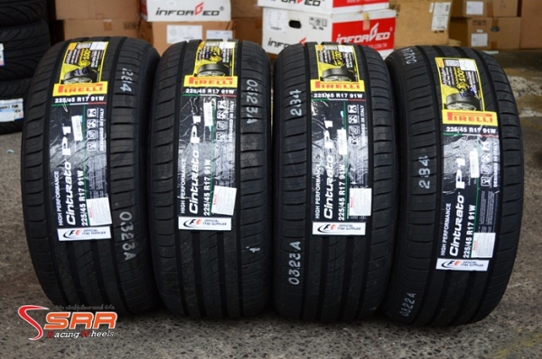 PIRELLI P1 225/45R17 เส้นละ 3,900 บาท