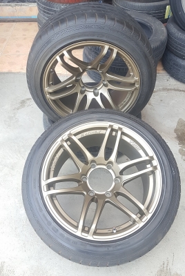 ขายล้อใหม่MR2 ขอบ17 หน้า9.5 ยาง245/45/17 2 ล้อ