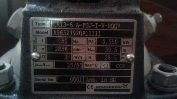 ปั้มน้ำ GRUNDFOS X