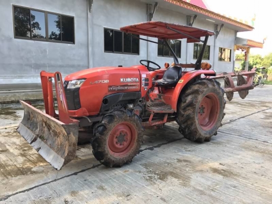 สวยสุด ๆ 365,000 บาท KUBOTA L4708 ปี 56 ทำงาน 1,102 ชม. (ใบมีดหน้า -ผาน 6 - โรตารี ) เครื่องดี เกียร์ดี เอกสารเล่มทะเบียน   รถอยู่ จ.อำนาจเจริญ โทร&amp;ไอดีไลน์ 0610710295