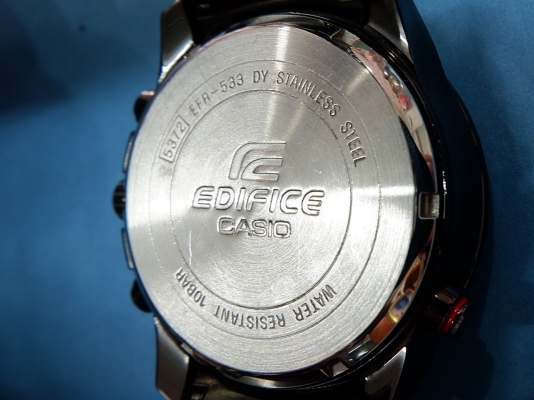 นาฬิกา Casio Edifice Chronograph รุ่น EFR-533DY สภาพใหม่ มีกล่อง สายต่อ คู่มือ ส่งฟรี