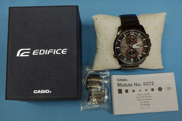 นาฬิกา Casio Edifice Chronograph รุ่น EFR-533DY สภาพใหม่ มีกล่อง สายต่อ คู่มือ ส่งฟรี นาฬิกา Casio Edifice Chronograph รุ่น EFR-533DY สภาพใหม่ มีกล่อง สายต่อ คู่มือ ส่งฟรี