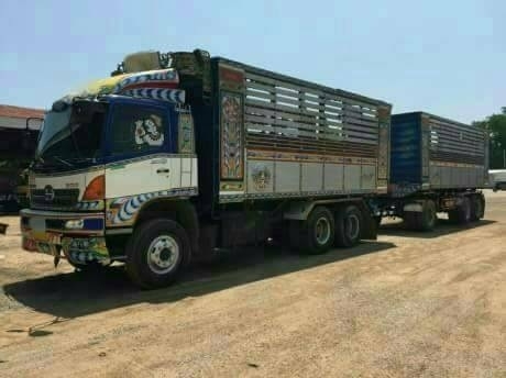 ขาย HINO 380 พ่วงแม่ลูก กระบะเนียมคอกเกษตร อู่ เอสที รถปี 52 ปลายปี