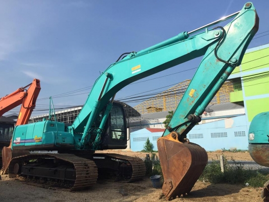 Kobelco SK200-6ES มาร์คซิกซุปเปอร์ YN10 นำเข้าเองจากญี่ปุ่นโดยตรง ใบแทรค70ซม
