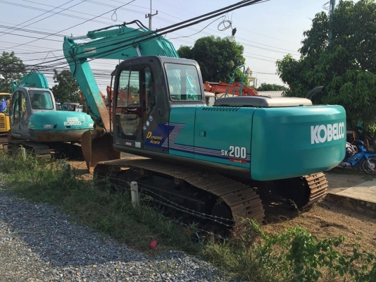Kobelco SK200-6ES มาร์คซิกซุปเปอร์ YN10 นำเข้าเองจากญี่ปุ่นโดยตรง ใบแทรค70ซม