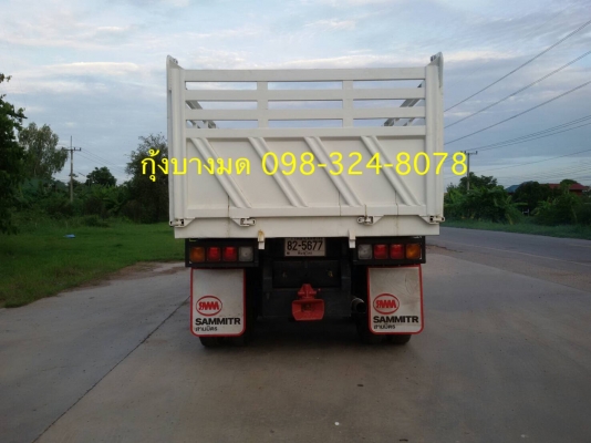 Hino 320 แรง ปี 51 กระบะดัมพ์สามมิตร เฟืองช้า ยางใหม่ทุกเส้น มีระบบลากพ่วง ทะเบียนพร้อม