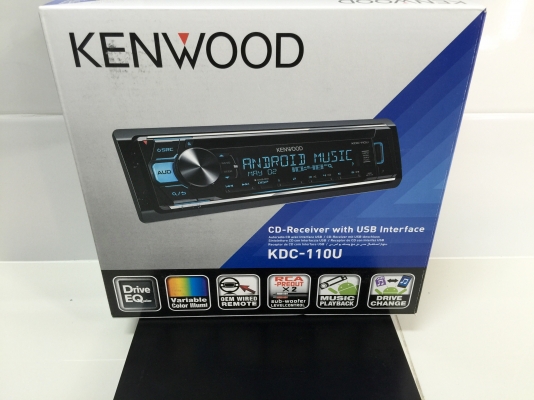 ขายวิทยุ KENWOOD KDC-110U เล่นMP3/USB/AUX ของใหม่
