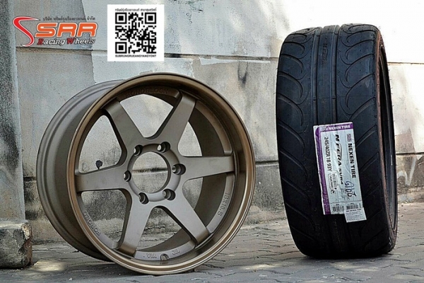 TE37 ขอบ18 6รู พร้อมยางซอฟเกาหลี NEXEN SUR4 ชุดละ 29,800 บาท TE37 ขอบ18 6รู พร้อมยางซอฟเกาหลี NEXEN SUR4 ชุดละ 29,800 บาท