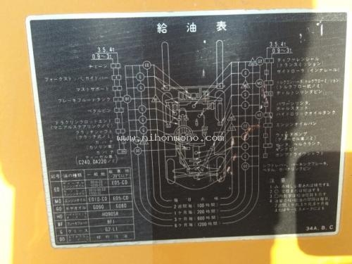 ราคาพิเศษ 65,000 บาท!! รถยก KOMATSU รุ่น : FG07-2 รหัสสินค้า : 80903934 www.nihonmono.com