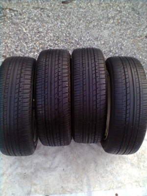 ขายแม๊กพร้อมยาง honda jazz 4 รู ยาง 185/55R ขอบ16 บริสโตร์ ปี10 พร้อมน๊อต 16 ตัว