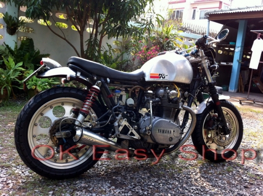 ระเบิดxs650..ถังอลูมิเนียม,ล้อYoshimura,โช้คkayaba,เกียร์โยง Daytona,โช้คหน้า...