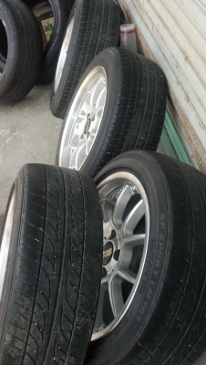 แม็ก BBS เยอรมันขอบ16 4 รู 100 พร้อมยาง 7900 แม็ก BBS เยอรมันขอบ16 4 รู 100 พร้อมยาง 7900