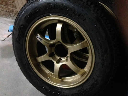 ขายล้อแม๊กซ์น้ำหนักเบา Design Japan หน้า 8" หลัง 9"พร้อมยาง  Nitto