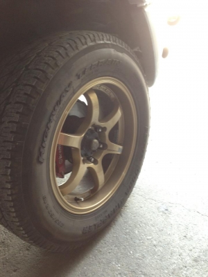 ขายล้อแม๊กซ์น้ำหนักเบา Design Japan หน้า 8" หลัง 9"พร้อมยาง  Nitto