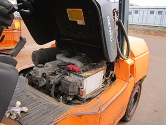 02-7FD40 # 30123 : รถโฟร์คลิฟท์ มือสอง รอนำเข้าจากญี่ปุ่น : T.กุ้ง:TOS:081-3062283