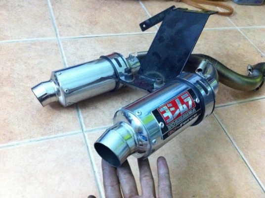 ขายท่อสูตรสแตนเลส ksrสวยๆ ถูกๆ1850บาท 0825671760เอาไปใส่ได้เลย ไม่ต้องดัดแปลงไดๆ