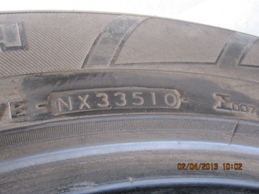 ขายยาง โยโกฮามา 255/50/20 ปี 2010