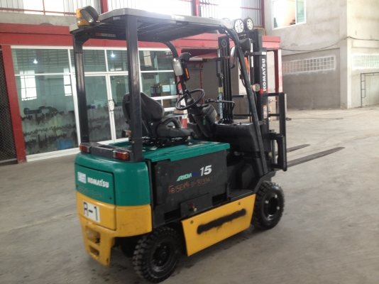 ขายโฟล์คลิฟท์ไฟฟ้า KOMATSU โคมัตสุ FB15EXG-11 1.5ตัน รุ่นใหม่ งาสไลด์ว้าย-ขวาได้ ขายโฟล์คลิฟท์ไฟฟ้า KOMATSU โคมัตสุ FB15EXG-11 1.5ตัน รุ่นใหม่ งาสไลด์ว้าย-ขวาได้
