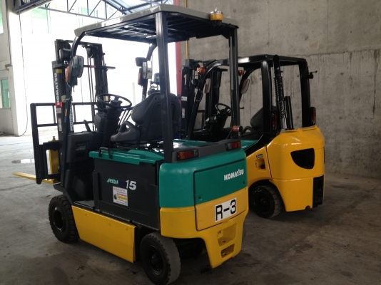 ขายโฟล์คลิฟท์ไฟฟ้า KOMATSU โคมัตสุ ＦＢ１５ＥＸＧ－１１  1.5ตัน รุ่นใหม่ งาสไลด์ว้าย-ขวาได้