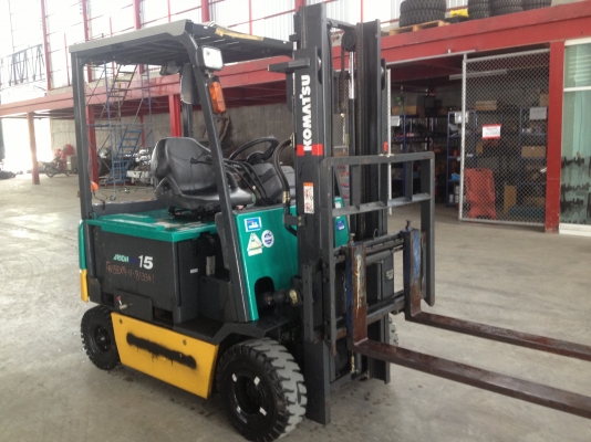 ขายโฟล์คลิฟท์ไฟฟ้า KOMATSU โคมัตสุ FB15EXG-11 1.5ตัน รุ่นใหม่ งาสไลด์ว้าย-ขวาได้ ขายโฟล์คลิฟท์ไฟฟ้า KOMATSU โคมัตสุ FB15EXG-11 1.5ตัน รุ่นใหม่ งาสไลด์ว้าย-ขวาได้