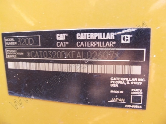 รถแบคโฮ ยี่ห้อ CAT รุ่น 320D รถแบคโฮ ยี่ห้อ CAT รุ่น 320D