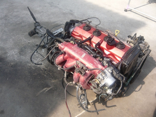 ขายเครื่องยนต์เบนซิน TOYOYA 4S เกียร์ธรรมดา 12550 บาท