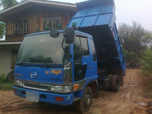 HINO FD1J 210HP หกล้อดั๊มพ์ดิน สมอเงิน