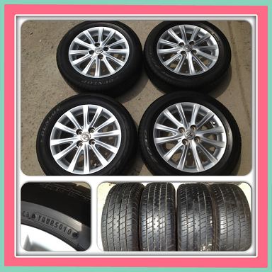 ขายแม็กเดิม 12 ก้านNew Vios ขอบ 15ยางปี 10 ราคา 9900 บ.ราคาถูก