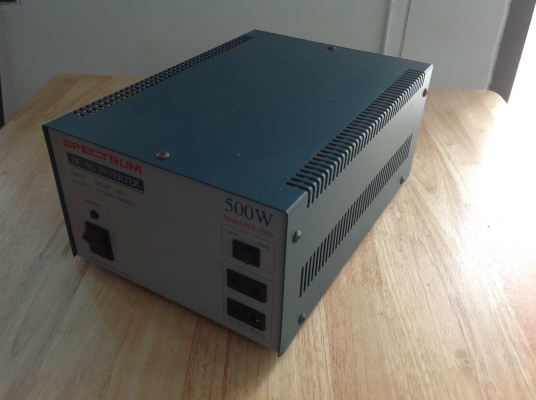 หม้อแปลงไฟฟ้า 24v. DC-AC / 500w. หม้อแปลงไฟฟ้า 24v. DC-AC / 500w.