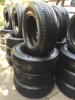 ยาง Bridgestone 245 70 16 ปี17 มี7ชุด ดอกเต็ม ไม่มีปะ เนื้อนิ่มๆ ราคาไม่แพง