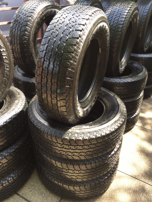ยาง Bridgestone 245 70 16 ปี17 มี7ชุด ดอกเต็ม ไม่มีปะ เนื้อนิ่มๆ ราคาไม่แพง