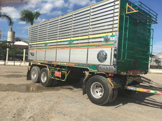 พ่วง 22 ล้อ HINO MEGA 380 ปี 52 กระบะมิเนียม คอกเกษตร - ดั้ม อู่ธวัชชัยการช่าง