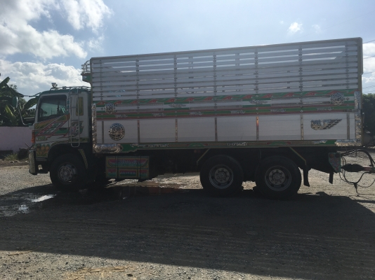 พ่วง 22 ล้อ HINO MEGA 380 ปี 52 กระบะมิเนียม คอกเกษตร - ดั้ม อู่ธวัชชัยการช่าง