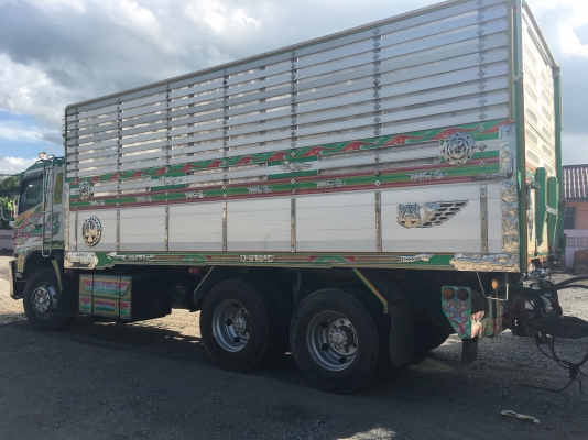 พ่วง 22 ล้อ HINO MEGA 380 ปี 52 กระบะมิเนียม คอกเกษตร - ดั้ม อู่ธวัชชัยการช่าง
