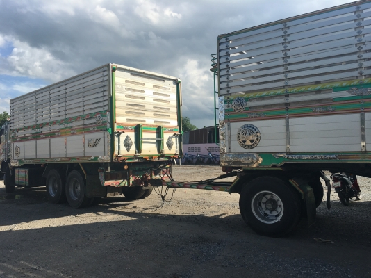 พ่วง 22 ล้อ HINO MEGA 380 ปี 52 กระบะมิเนียม คอกเกษตร - ดั้ม อู่ธวัชชัยการช่าง